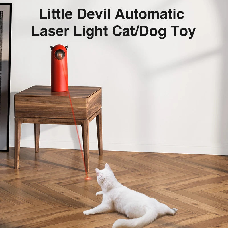 Automatic Cat Toys LED Laser Interactive Smart Teasing Pet Handheld Electronic Indoor Random Laser Cats Toy Accessories For Dog