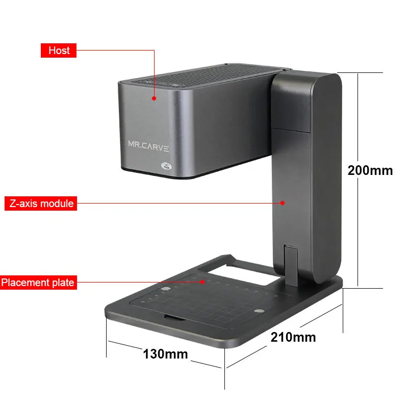 JM Laser Engraving Machine Marking 10W Portable Folding Fast Mini Logo Diy Mark Printer Cutter Woodworking Wood Plastic