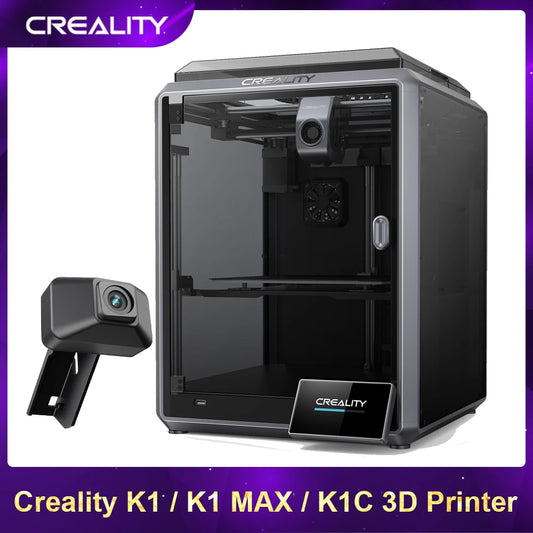 Creality K1/ K1 Max 3D Printers 600mm/s High Speed with 4.3'' Color Touchscreen Dual-gear Direct Extruder Printing  3D Printers