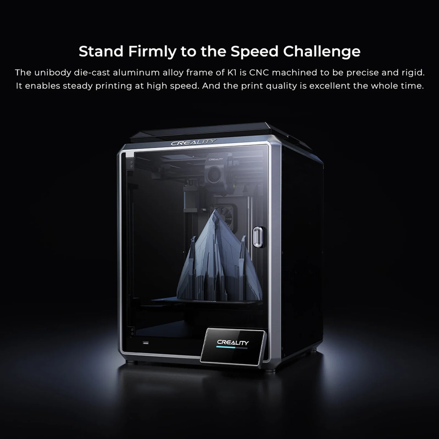 Creality K1/ K1 Max 3D Printers 600mm/s High Speed with 4.3'' Color Touchscreen Dual-gear Direct Extruder Printing  3D Printers