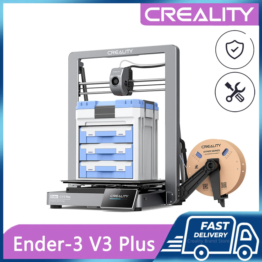 Creality Ender-3 V3 Plus 3D Printer Core-XZ Structure with 600mm/s High-Speed Support Auto Leveling 4.3